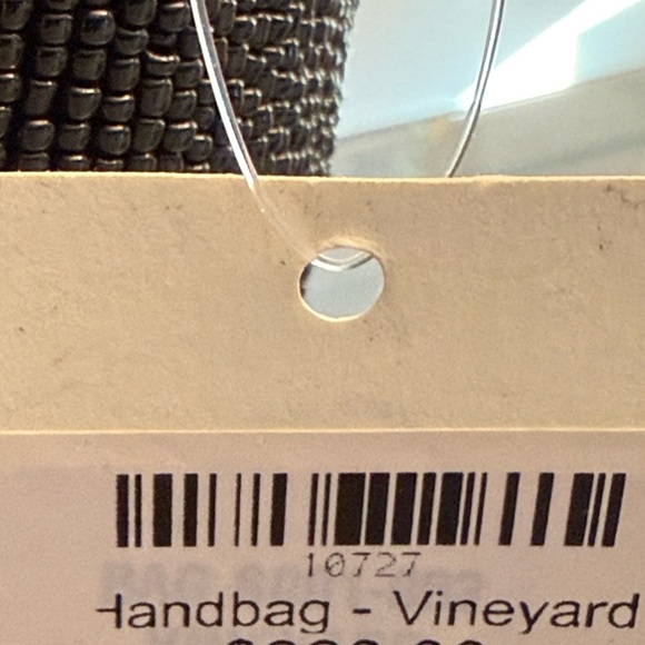 Mary Frances Black Beaded Bag with Gold Chain - Picture 3 of 8